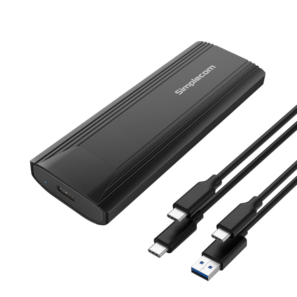 HXSI-SE504V2 Simplecom SE504v2 NVMe / SATA Dual Protocol M.2 SSD USB-C Enclosure Tool-Free USB 3.2 Gen 2 10Gbps