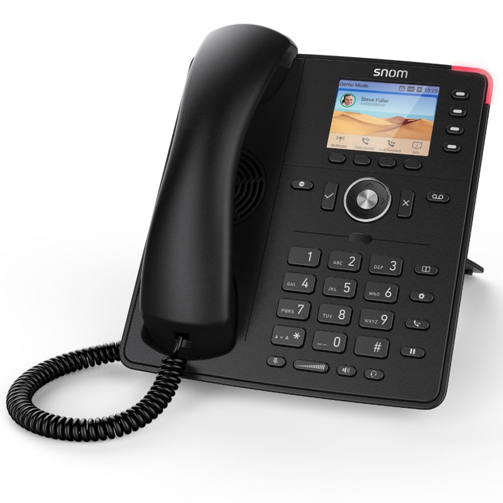 IPS-D713 SNOM D713 IP Desk Phone, HD Audio, PoE, TFT Liquid Crystal Display (LCD), Headset Connectable (Include SnomA100M and Snom A100D)