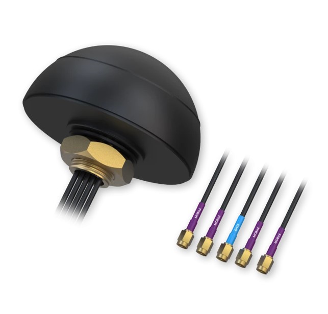 [NHT-PR1KCL28] NHT-PR1KCL28 Teltonika Combo Quad Mobile/GNSS Roof SMA Antenna