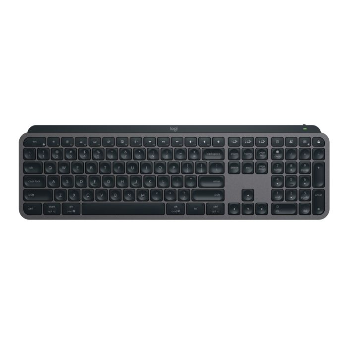 KBLT-MXKEYS-GRAPHITE Logitech MX KEYS S Wireless ILLUMINATED Keyboard/ Rechargeable Li-Po (1500 mAh) battery Graphite  1-Year Limited Hardware Warranty