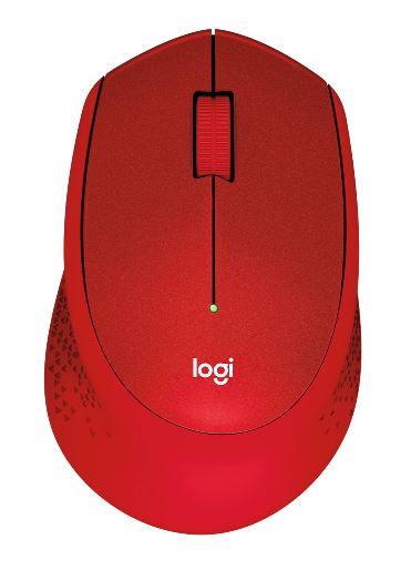 MILT-M331-RED Logitech M331 SILENT PLUS  Wireless Mouse RED DPI (Min/Max): 1000±  1-Year Limited Hardware Warranty
