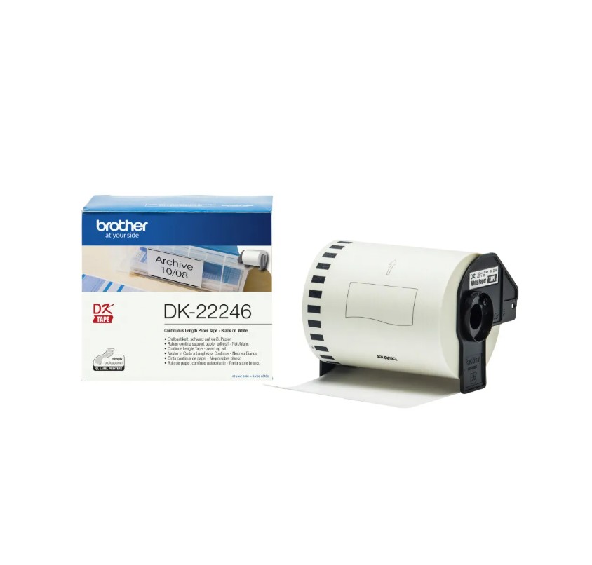 COB-DK22246 Brother DK-22246 - WHITE CONTINUOUS PAPER ROLL 103MM X 30M