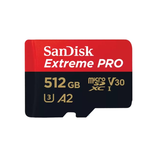[FMS-EXTREME-512G] FMS-EXTREME-512G SanDisk Extreme® PRO microSDXC™ UHS-I CARD 512GB  Write speeds of up to 140MB/S  Great for capturing 4K UHD video  Lifetime Limited Warranty