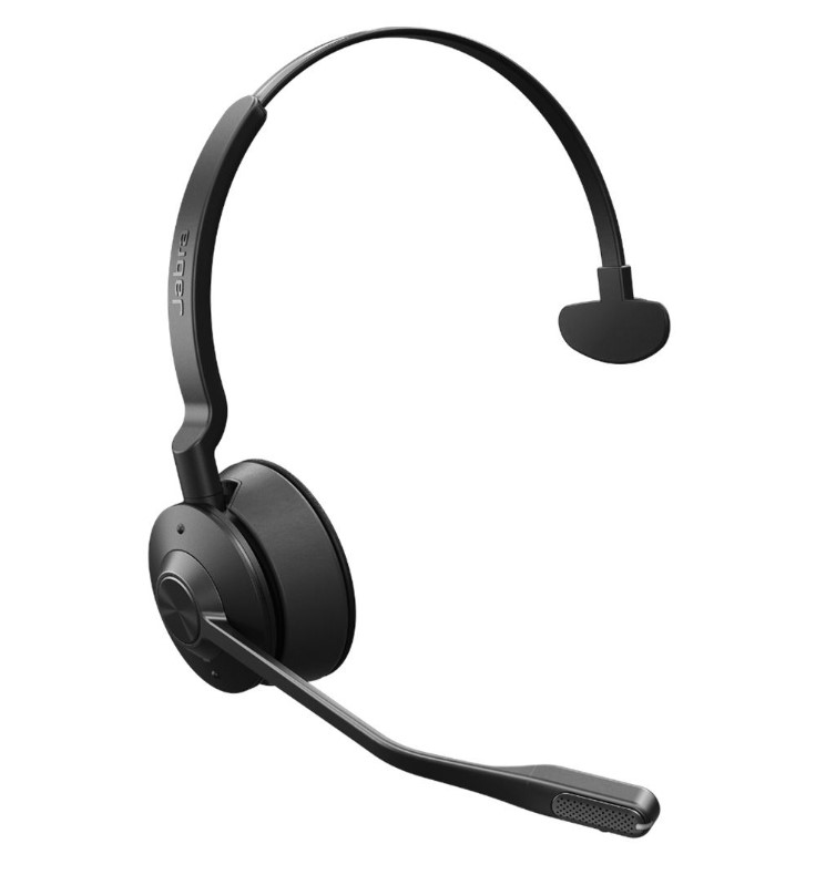 [SPJ-E-55-UC-M-A] SPJ-E-55-UC-M-A Jabra Engage 55 UC Mono USB-A Wireless Headset, 150m Wireless Range, DECT, Noise Cancelling, Flexible, Portable, Durable, Lightweight, Busylight