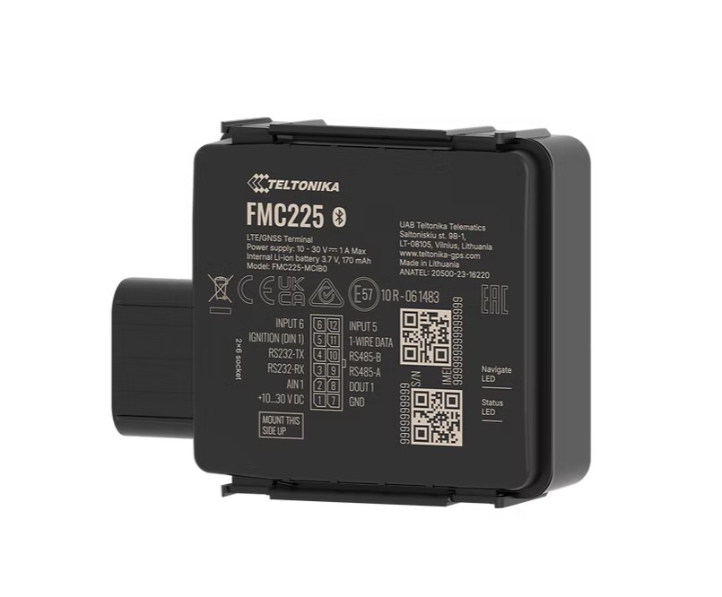 NHT-FMC225 Teltonika FMC225 Waterproof 4G LTE Cat 1 tracker with RS485, RS232 interfaces, IP67