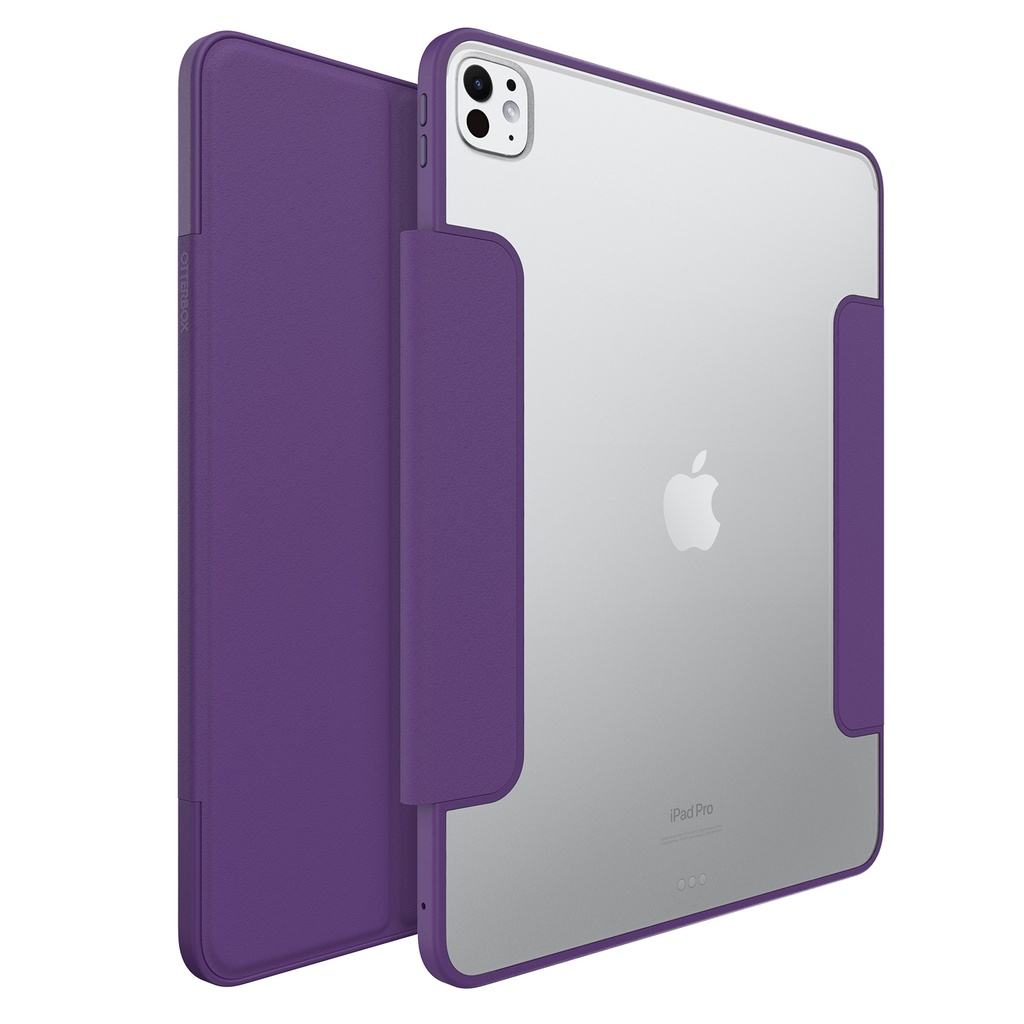 MPA-77-95260 OtterBox Symmetry Folio Apple iPad Pro (13') (M5/M4) (8th/7th Gen) Case Figment (Purple) - (77-95260), Pencil Holder, 7 Years Warranty