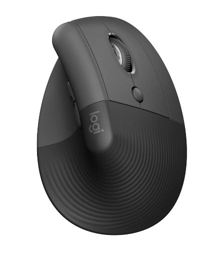 [MILT-LIFT-GRAPHITE] MILT-LIFT-GRAPHITE Logitech ERGO LIFT Graphite wireless mouse 1000 DPI  Logi Bolt USB receiver   1-Year Limited Hardware Warranty