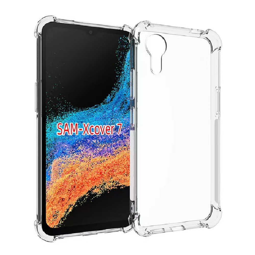 MPA-CASECJCXCOVER7 USP Samsung Galaxy Xcover7 (6.6') Jelly Clear Case - Shockproof, DropProof, Tough Gel, Flexibilty, Extra Grip, 5 Years Warranty