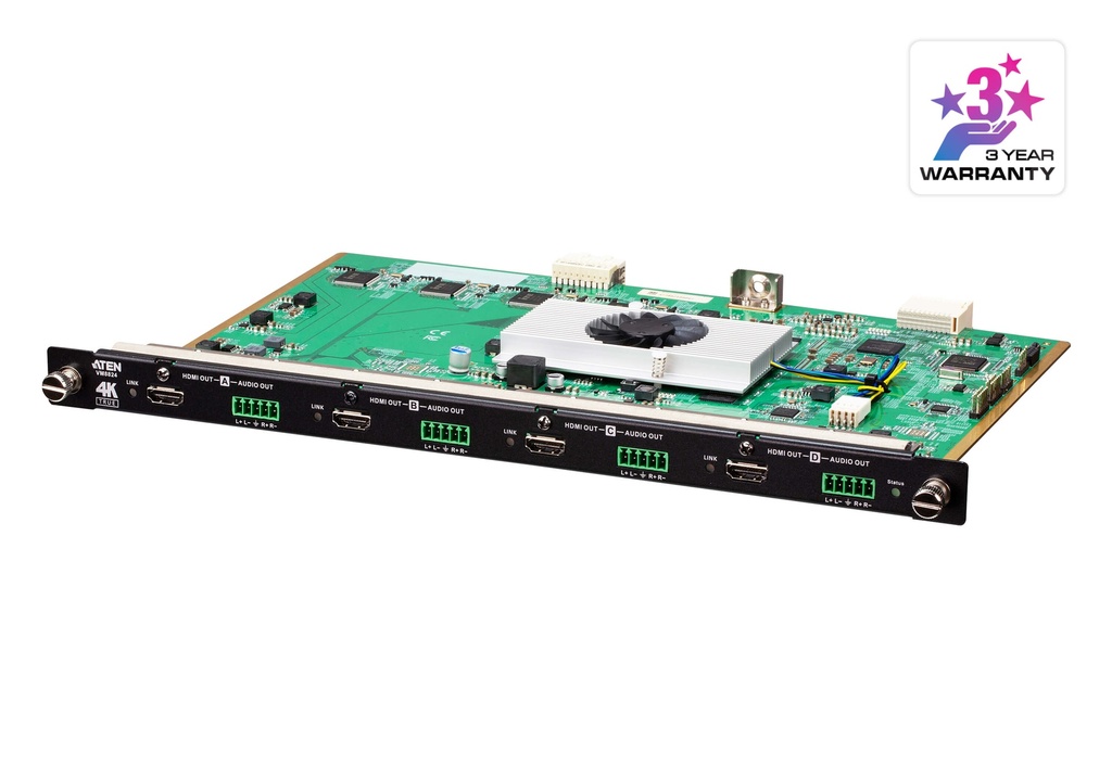 KVA-VM8824 Aten 4 Port HDMI True 4K Output Board with Scalar for VM3250