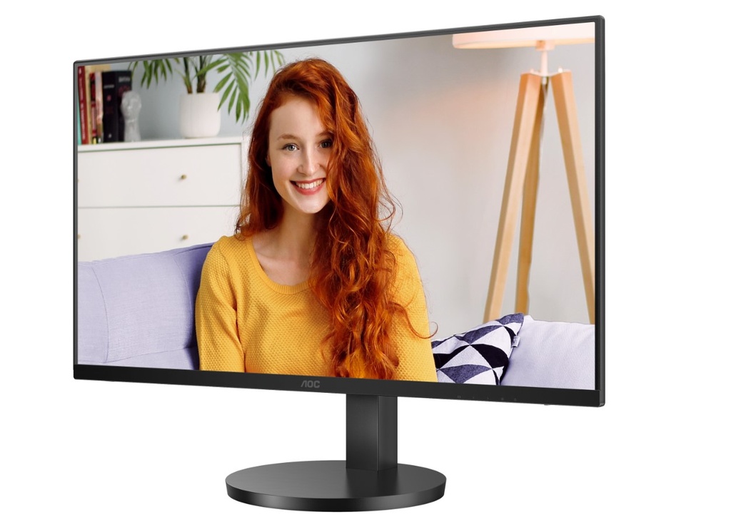 [MNAO-U27B3AF] MNAO-U27B3AF AOC 27' IPS 4K 3840 x 2160 UHD, HDR10, Speakers, Flicker FREE, HDMI 2.0 x 2, DisplayPort 1.4 x 1  black. VESA 100, Height Adjust,  Office Monitor