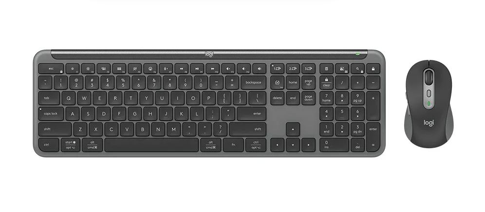 [KBLT-MK950-GRAPH] KBLT-MK950-GRAPH Logitech SIGNATURE SLIM COMBO MK950 -Graphite Keyboard Full-size layout with number pad Mouse 1000 DPI 1-Year Limited Hardware Warranty