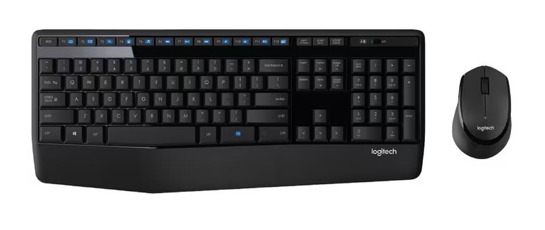 KBLT-MK345N Logitech MK345 Wireless Keyboard & Mouse Combo Full Size 12 Media Key Long Battery Life Comfortable (NEW!!)