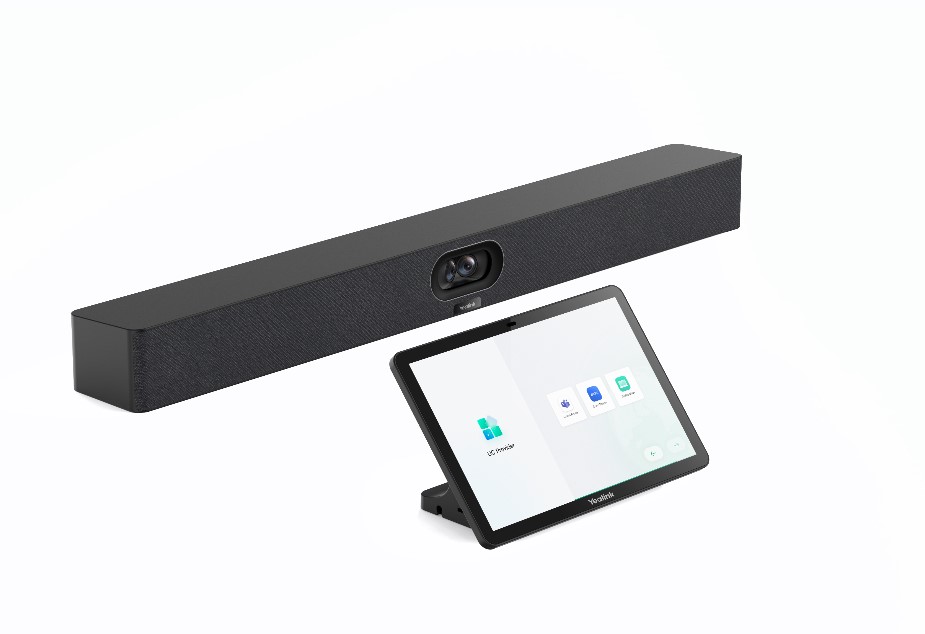IPY-A40-031 Yealink MeetingBar A40  all-in-one Android video collaboration bar, featuring dual 48MP cameras, CTP25 Touch Console, Microsoft Teams/Zoom integration