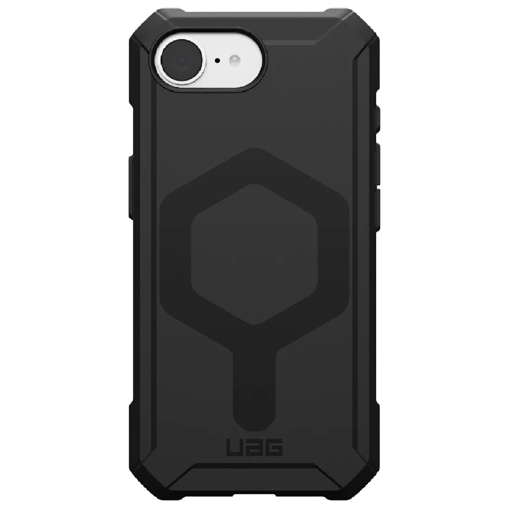 [MPA-UGAISE-EACBLK] MPA-UGAISE-EACBLK UAG Essential Armor MagSafe Apple iPhone 17e / iPhone 16e (6.1') Rugged Case - Black (114496114040),15 Ft. Drop Protection, 10 Years Warranty