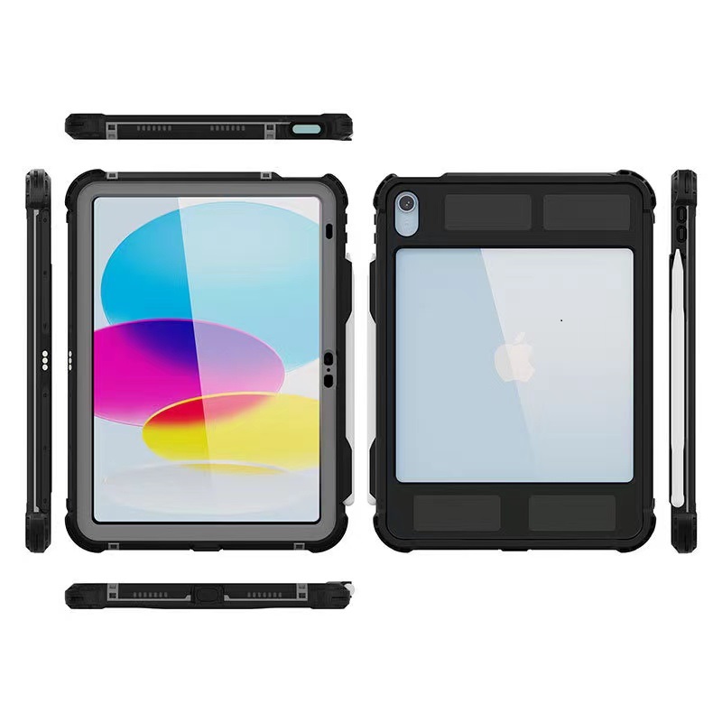 MPA-HDTWP10.9 USP Apple iPad (11') (A16) (11th Gen) / iPad (10.9') (10th Gen) WaterProof Case Black - IP68, Reliable & Durable, Drop Protection, 5 Years Warranty