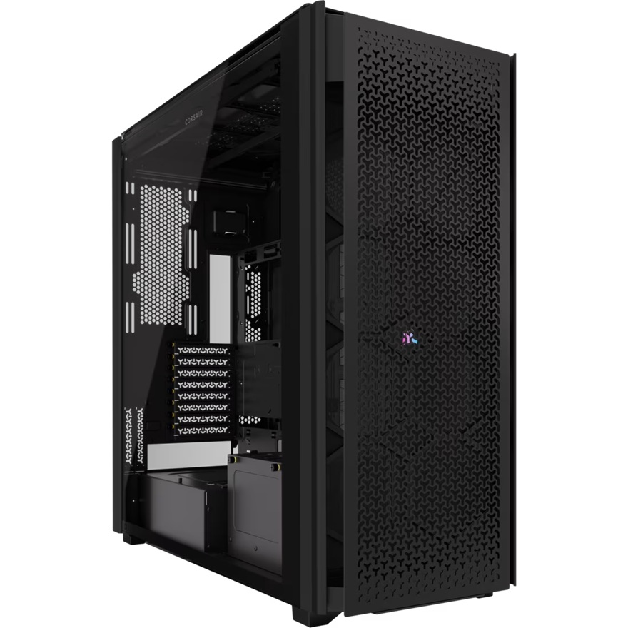 CAC-9000DAF-RGB-BK Corsair iCUE LINK 9000D RGB AIRFLOW Super Full-Tower PC Case - Black, 698×307×698mm, GPU 580mm, 6x 2.5', 5x 3.5', rad 480mm, 2x USB-C 180mm CPU Cooler