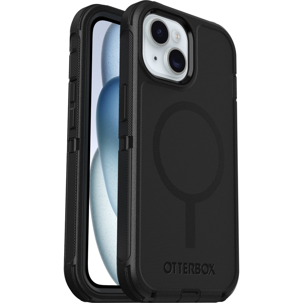 [MPA-77-97534] MPA-77-97534 OtterBox Defender MagSafe Apple iPhone 17e /  iPhone 16e / iPhone 15/ iPhone 14 / iPhone 13 (6.1') Case Black- (77-97534), 7 Years Warranty