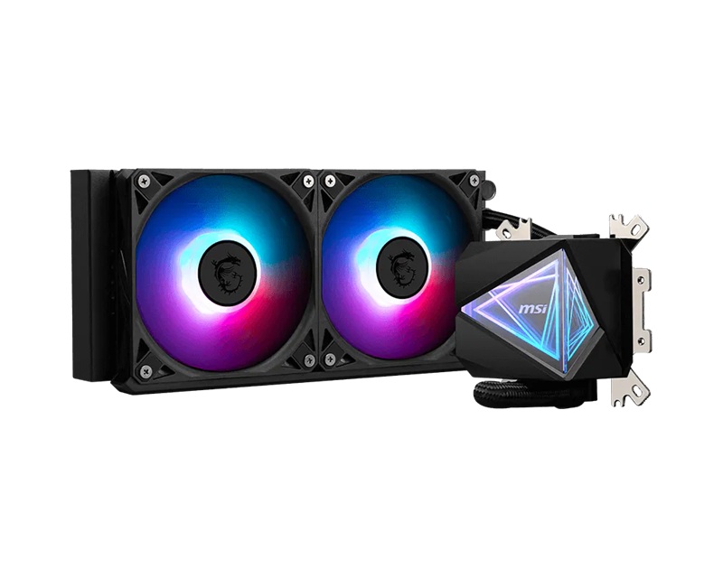 CFM-CORELIQUIDI240BK MSI MAG CORELIQUID I240 BlackLiquid CPU Cooler, LGA 1150/1151/1155/1156/1200/1700+ Next gen AM5/AM4 3y warranty