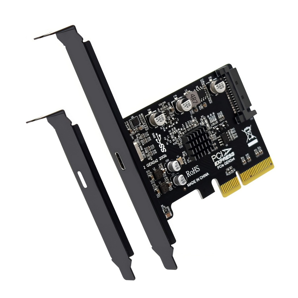 MBSI-EC318V2 Simplecom EC318v2 PCI-e x4 to USB 3.2 Gen2x2 20Gbps USB-C Expansion Card