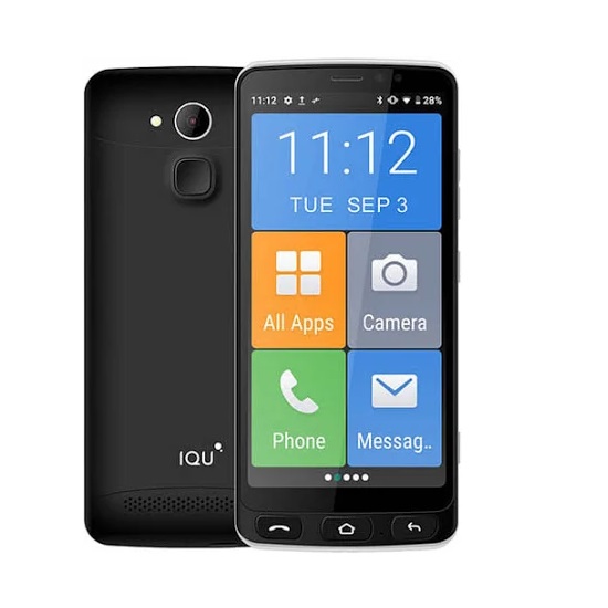 MF-SMARTTALKQ50BLACK IQU SmartEasy Q50 4G 16GB - Black (SMARTEASYQ50BLACK)*AU STOCK*, 5.5', IPS FW+, 2GB/16GB, 8MP/5MP,Single SIM, 2400mAh, 1 Year Warranty