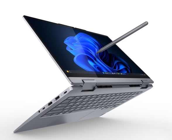 NBL-14Y-U516512G5 LENOVO ThinkBook 14 Yoga 2-in-1 G5 14' WUXGA TOUCH Intel U5-225U 16GB DDR5 512GB SSD Windows 11 PRO Intel GPU Thunderbolt Fingerprint 1YR OS 1.6kg