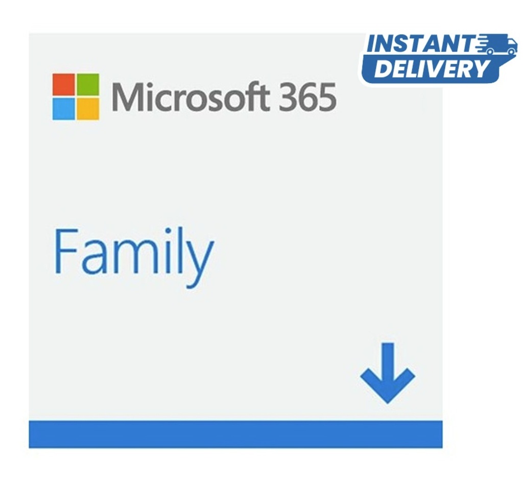 [CSP-ESD-M365-1YRML-25] CSP-ESD-M365-1YRML-25 Microsoft M365 Family 2025 1 Year Subscription Retail Pack for 1-6 Users Medialess for PC Mac iOS Android