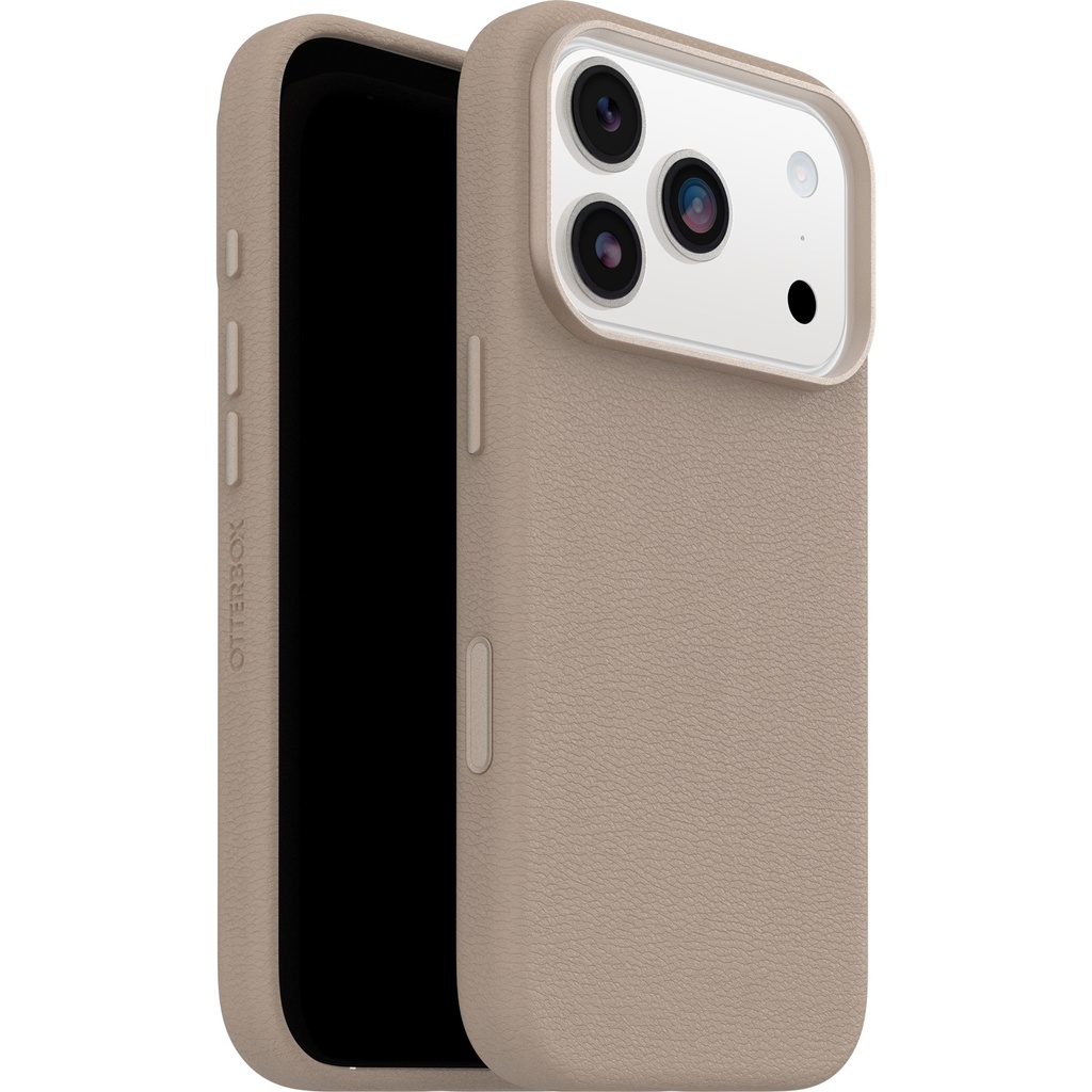 MPA-77-99057 OtterBox Symmetry Cactus Leather MagSafe Apple iPhone 17 Pro (6.3') Grey Comfort (Biege) - (77-99057), DROP+ 3X Military Standard, 7 Years Warranty