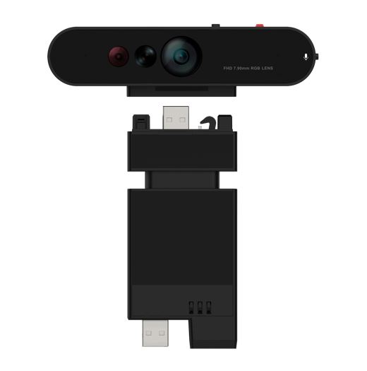 [NAL-4XC1K97399] NAL-4XC1K97399 LENOVO ThinkVision MC60 (S) Monitor Webcam 1080p IR & RGB dual‑sensor Adjustable FOV: 65°-90° AI enhance noise‑cancelling MIC Physical privacy shutter