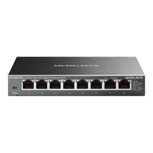 NWMS-MS108GS-M2 Mercusys MS108GS-M2  8-Port 2.5G Multi-Gigabit Desktop Switch