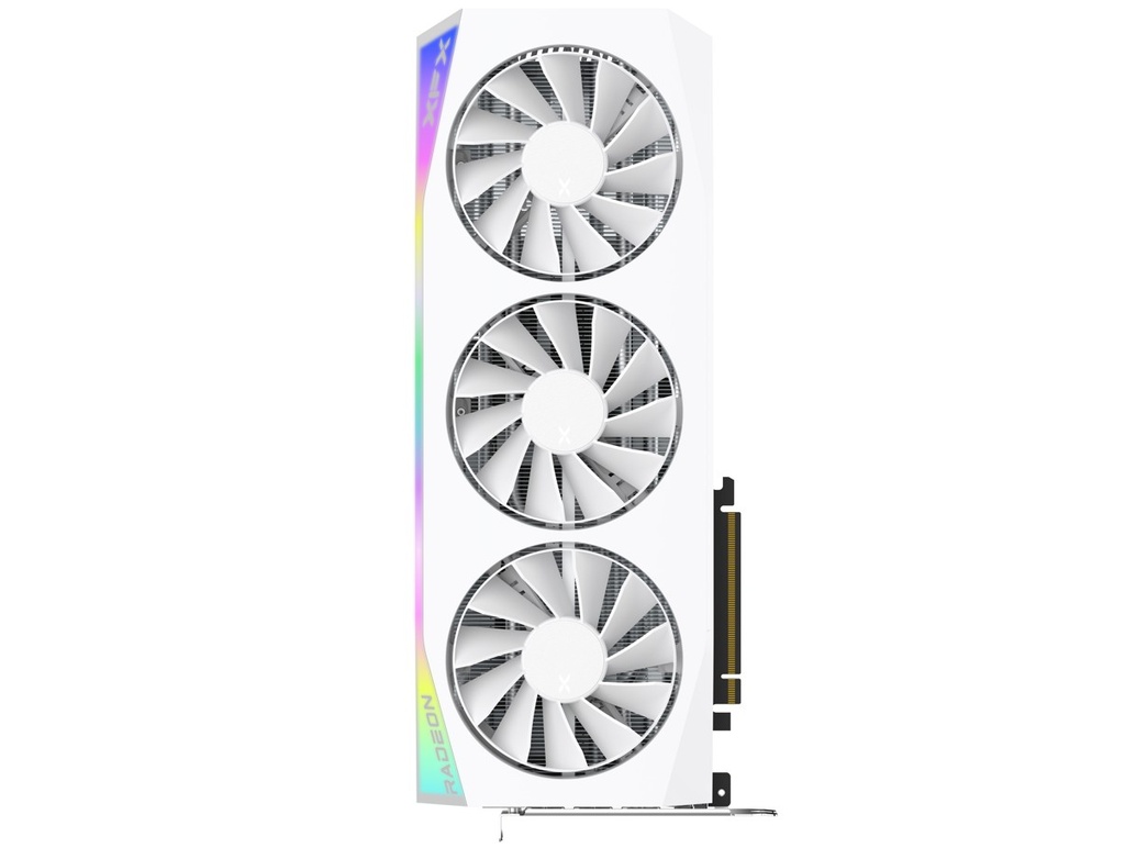 VCX-RX9070XTOC-16GB-WH XFX Mercury AMD Radeon RX 9070XT OC White Gaming Edition with RGB 16GB GDDR6, HDMI 3xDP, AMD RDNA™ 4 (RX-97TRGBBW9)