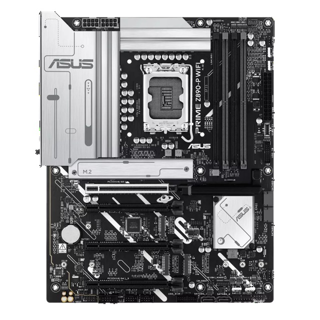 MBA-Z890-P-CSM-PRIWF ASUS PRIME Z890-P WIFI-CSM LGA1851 ATX Motherboard 192GB, DDR5, 1 x PCIe 5.0 x16 slots, 4 x M.2 slots, 4 x SATA 6Gb/s