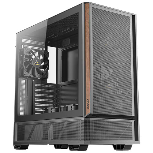 CAA-P30-AIR Antec P30 Air 478×222×465 mm, Steel+Plastic+Wood, ATX/mATX/ITX, 4mm TG, 2xUSB3.0, Type-C, 7 slots, 2/1×3.5'/2.5', fans 5, GPU 405 mm Mid Tower Case
