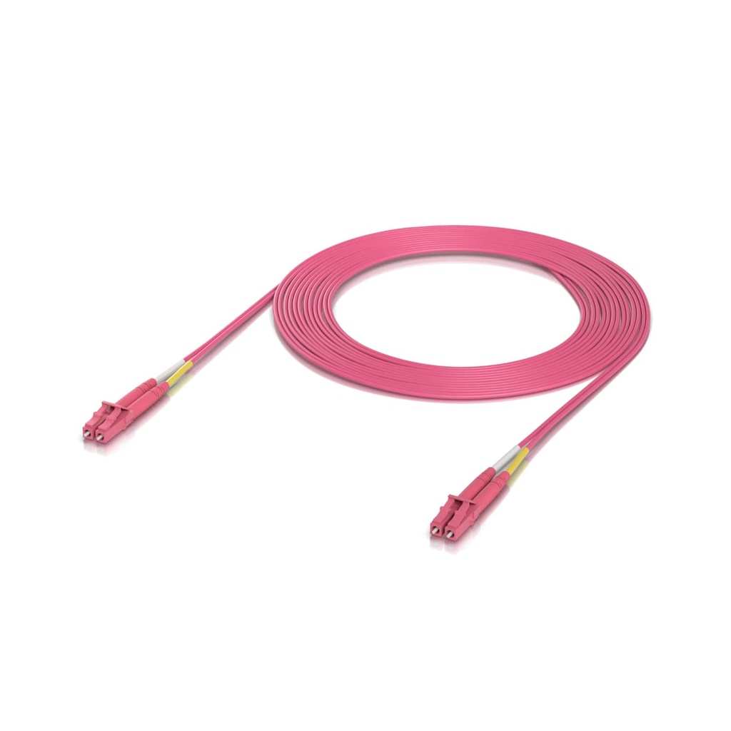 [NHU-OFC-M2-LULU-3M-50] NHU-OFC-M2-LULU-3M-50 Ubiquiti OM4 Duplex LC UPC Fiber Patch Cable, Indoor OM4 multi-mode fiber patch cable with duplex LC UPC connectors.