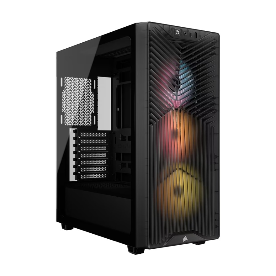 [CAC-3200DRS-ARGB-SMOKE] CAC-3200DRS-ARGB-SMOKE Corsair 3200D RS ARGB Mid-Tower PC Case -Smoke, ATX mATX ITX, TG panel, ARGB fans, 400mm GPU, 165mm CPU, 360mm rad, USB-C, 7 slots, 2x2.5 1x3.5, 2yr w
