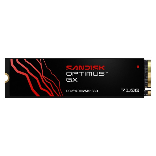 [HBSD-SDSP71500GAN-000E0] HBSD-SDSP71500GAN-000E0 SANDISK Optimus™ GX 7100 PCIe® 4.0 NVMe™ SSD, 500GB, Read 6,800MB/s Write 5,800MB/s, 5 Yr Warranty