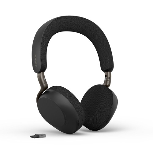 [SPJ-EVL3-75-UC-S-A] SPJ-EVL3-75-UC-S-A Jabra Evolve3 75, UC Stereo Black Bluetooth ANC Headset, Link390A BT, USB-A