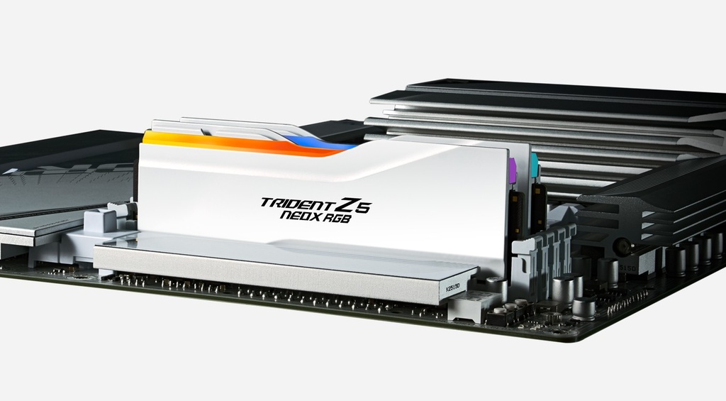 MEGS-F5-6000-2836-TZ5NXRW G.SKILL F5-6000A2836G16GX2-TZ5NXRW 32GB (2 x 16GB)/ DDR5 6000 MT/s/ Timings 28-36-36-32/ Voltage 1.4V/ TZ5 Neo X RGB AMD EXPO ™ Ultra Low Latency