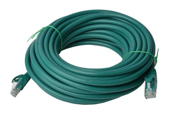 CB8W-PL6-40GRN 8Ware CAT6 Cable 40m - Green Premium RJ45 Ethernet Network LAN UTP Patch Cord 26AWG CU Jacket