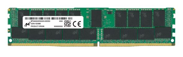 MECSD4-RD1X64G32CL22 Micron 64GB (1x64GB) DDR4 RDIMM 3200MHz CL22 2Rx4 ECC Registered Server Memory 3yr wty