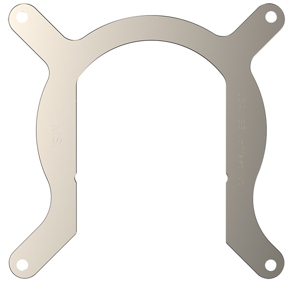 [CFM-OE27ZW8004C24LGA] CFM-OE27ZW8004C24LGA MSI I Series LC Intel LGA1851 Enhancer Bracket, support MAG CORELIQUID I Series