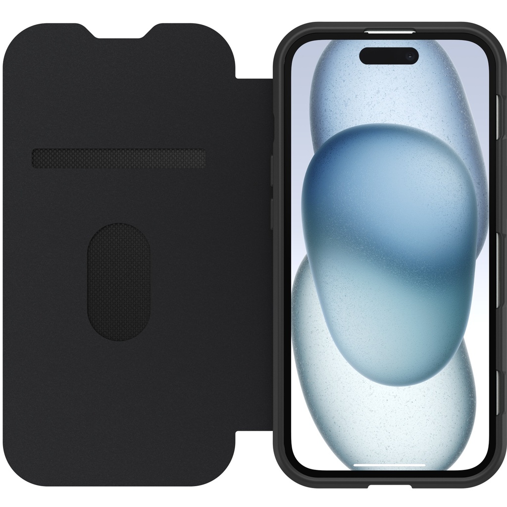 [MPA-77-97827] MPA-77-97827 OtterBox React Folio MagSafe Apple iPhone 17e /  iPhone 16e / iPhone 15 / iPhone 14 / iPhone 13 (6.1') Case Black Crystal (Clear/Black) ,7 Years Warra