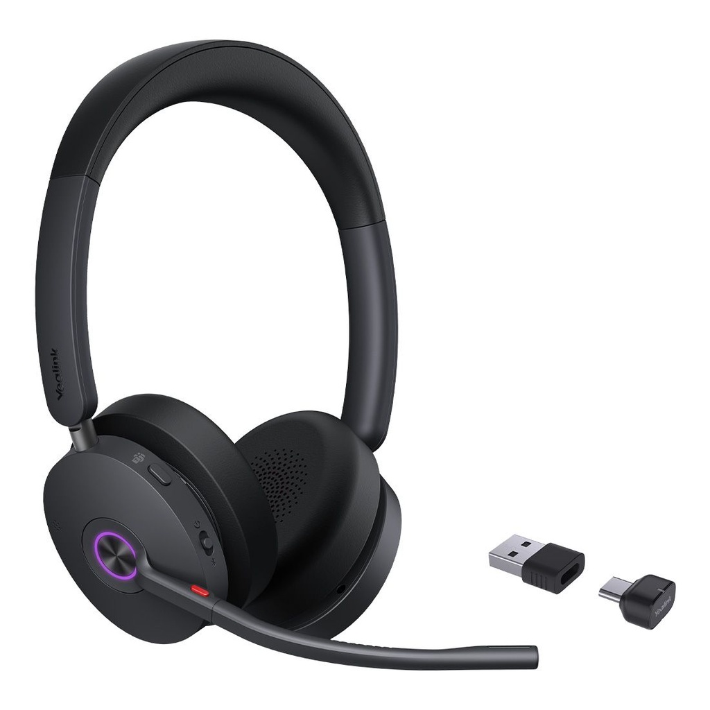 IPY-BH74-MS-CA Yealink BH74 Teams USB-C/A Bluetooth Headset, Active Noise Cancellation,  6 mic, Acoustic Shield, Wireless range 50 m, talk time of up to 32 hours