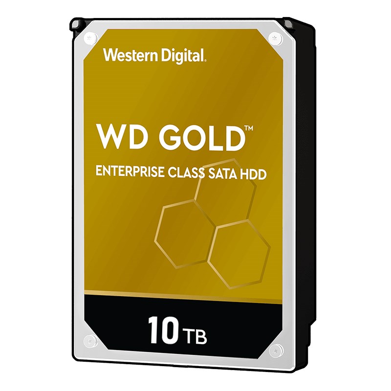 HAWD-GOLD10TB-103KRY Western Digital Gold 10TB 3.5' Enterprise Class SATA 6 Gb/s HDD 7200 RPM Cache 512MB 5-Year Limited Warranty