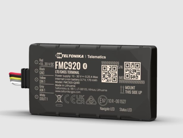 [NHT-FMC920] NHT-FMC920 Teltonika Most Popular Compact 4G LTE Cat 1 Model for Basic Tracking - Reliable 4G (LTE Cat 1) connection with fallback to 2G (GSM) network