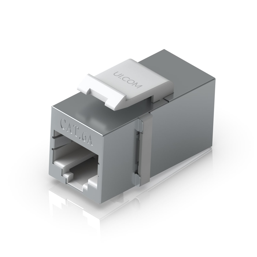 [NHU-U-K-COUPLER-C6A] NHU-U-K-COUPLER-C6A Ubiquiti Pass-through Cat6A Keystone Coupler, 12-Pack, For Connecting Pre-terminated Ethernet Cables Seamlessly