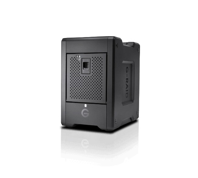 [HXWD-GRAIDSHUT4-48TBAPJP] HXWD-GRAIDSHUT4-48TBAPJP Western Digital G-RAID SHUTTLE 4 48TB APJP, Thunderbolt 3, USB 3.2 Gen 2x1, Ultrastar 7200 RPM, DTR Up to 700MB/s read and 850MB/s write, 5 Y Warranty