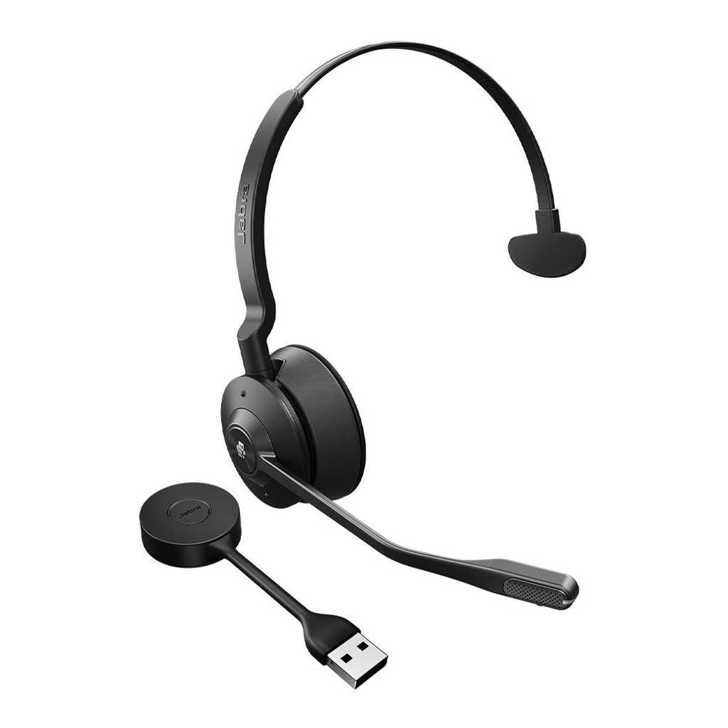 SPJ-E55-SE-M-MS Jabra Engage 55 SE, Mono, Link400a, MS DECT Headset, 150m Wireless Range, Noise Cancelling, Flexible, Portable, Durable, Lightweight, Busylight
