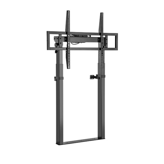 [MABT-TTL14-68FR-B] MABT-TTL14-68FR-B Brateck TTL14-68FR Motorized Wall Mount Stand, Designed for the Heaviest TV Fit Screen Size: 55'-100'up to120kg - Matte Black（LS）