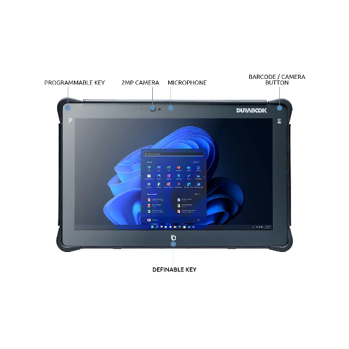 NBDB-R1G1P21AHAXX DURABOOK R11, 11.6' FHD, Intel® Core™ i5-1235U, Windows 11, 8GB RAM, 256GB PCIe SSD,Wi-Fi 6E, Bluetooth v5.3, 2MP Front Camera, 3 year Warranty