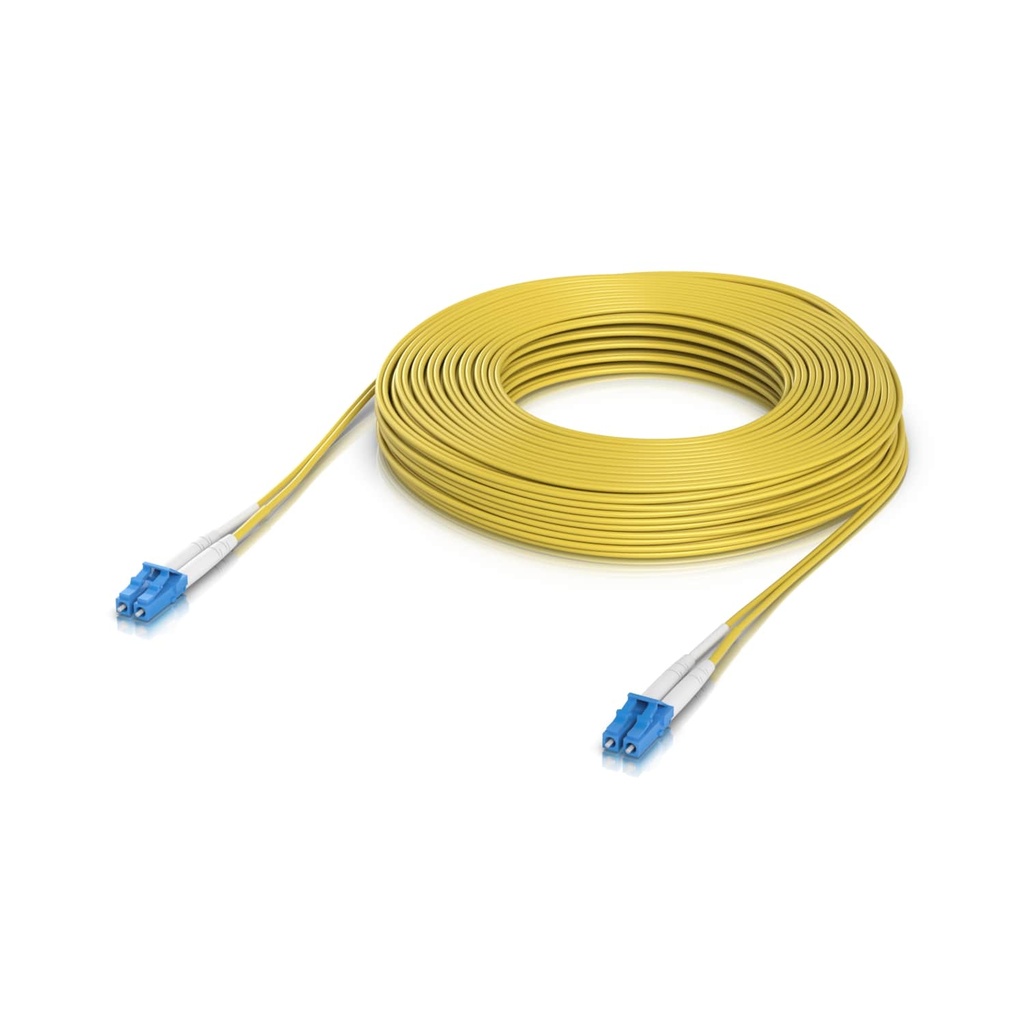 NHU-UACC-OFC-S2-LULU-30M Ubiquiti OS2 Duplex LC UPC Fiber Patch Cable, Length 30M, Lightweight Fiber Patch Cable For Up To 100G Connections,